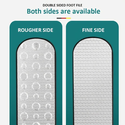 Stainless Steel Double-Sided Foot File Callus Remover Tool