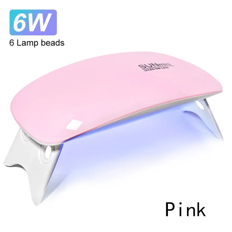 Mini Portable 6W LED UV Nail Dryer