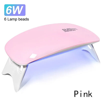 Mini Portable 6W LED UV Nail Dryer
