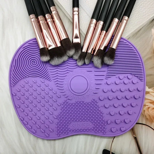 Colorful Silicone Makeup Brush Cleaning Mat