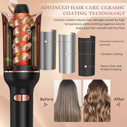 Professional Ceramic Auto-Rotating Curling Iron