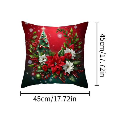 Santa Christmas Pillow Cover