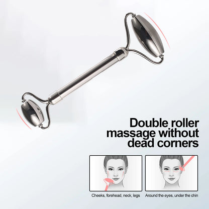 Stainless Steel Ice Face Roller Set