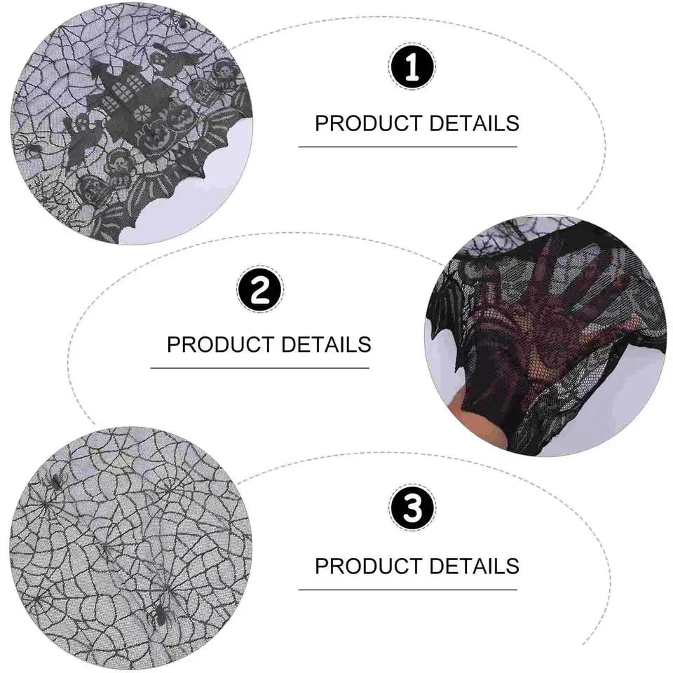 Halloween Lace Tablecloth