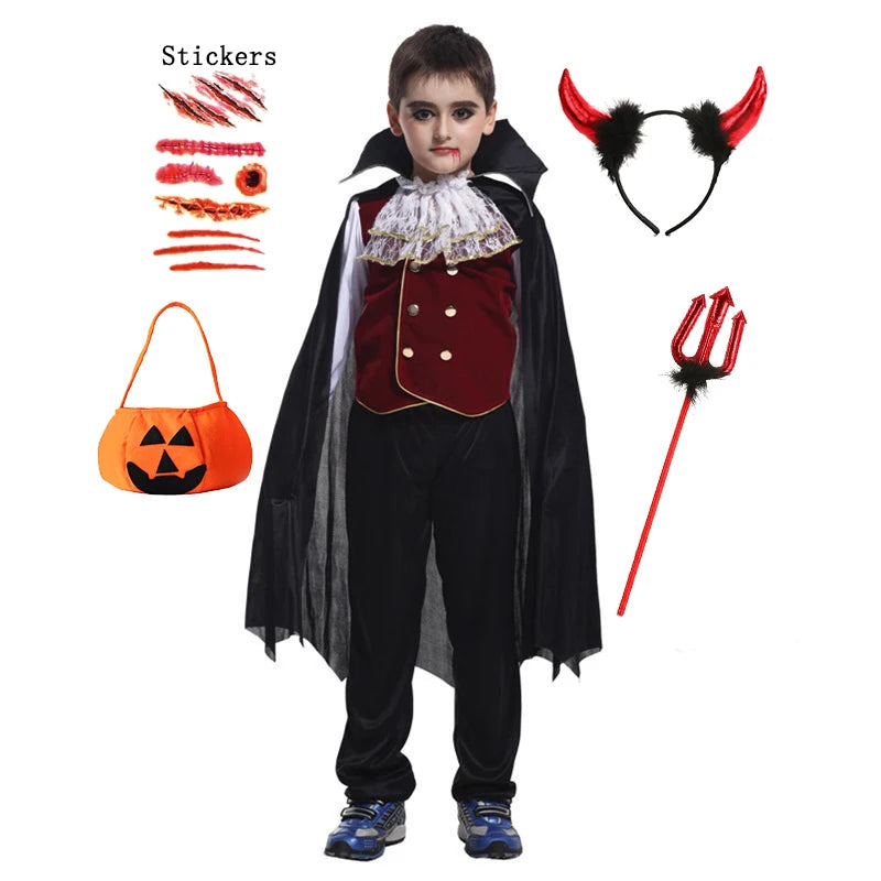 Halloween Gothic Kids Costume