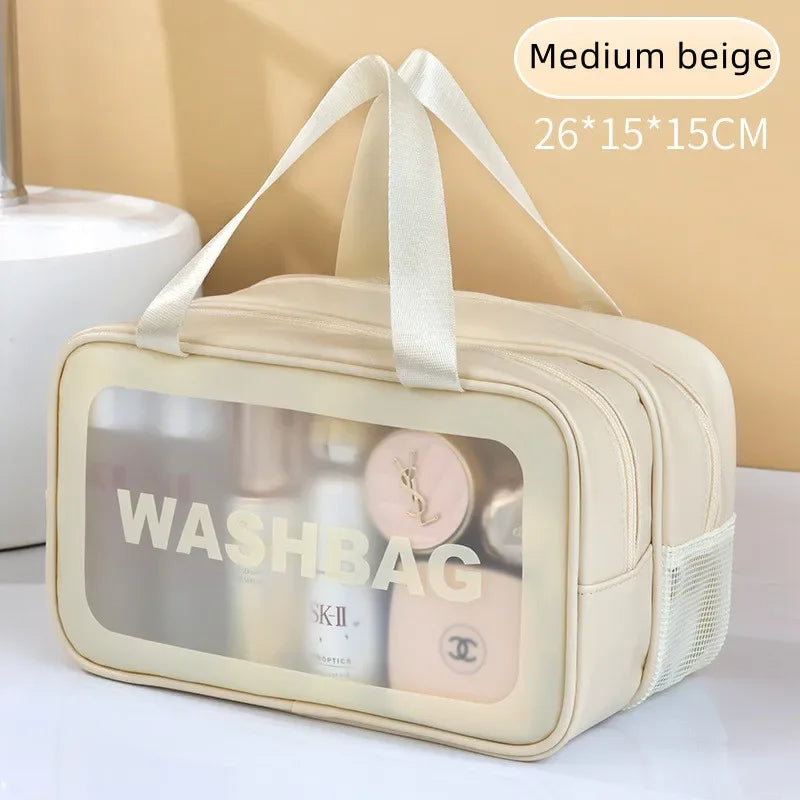 Transparent PU Makeup Bag