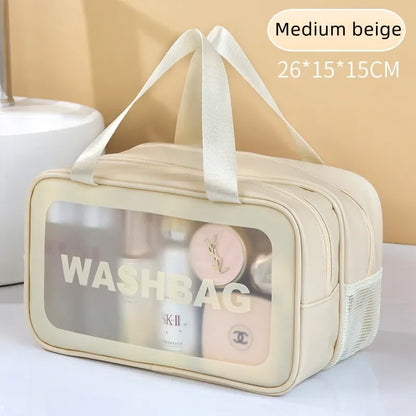 Transparent PU Makeup Bag