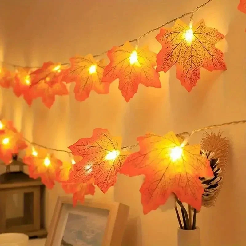 Maple Leaf LED String Lights