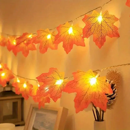 Maple Leaf LED String Lights