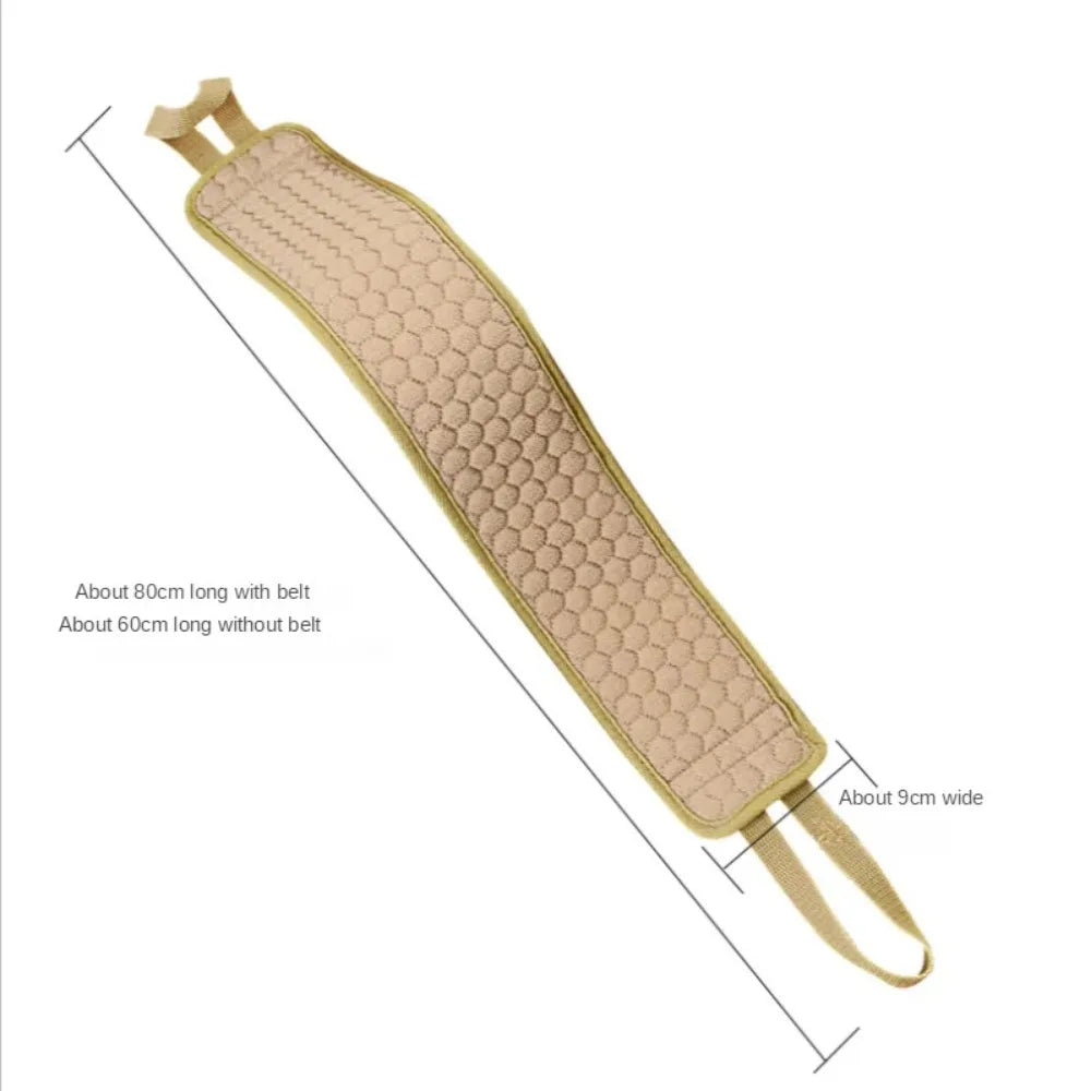 Exfoliating Shower Back Scrubber Strap