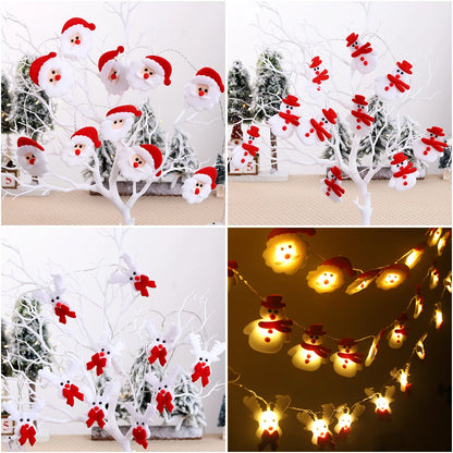 Snowman LED Garland Lights