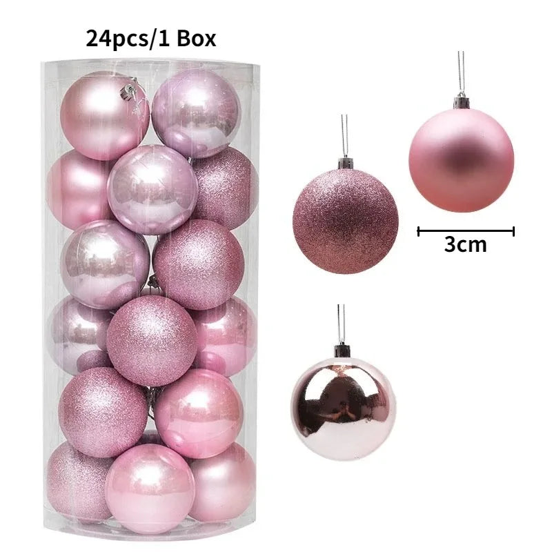 Mini Christmas Tree Balls Set