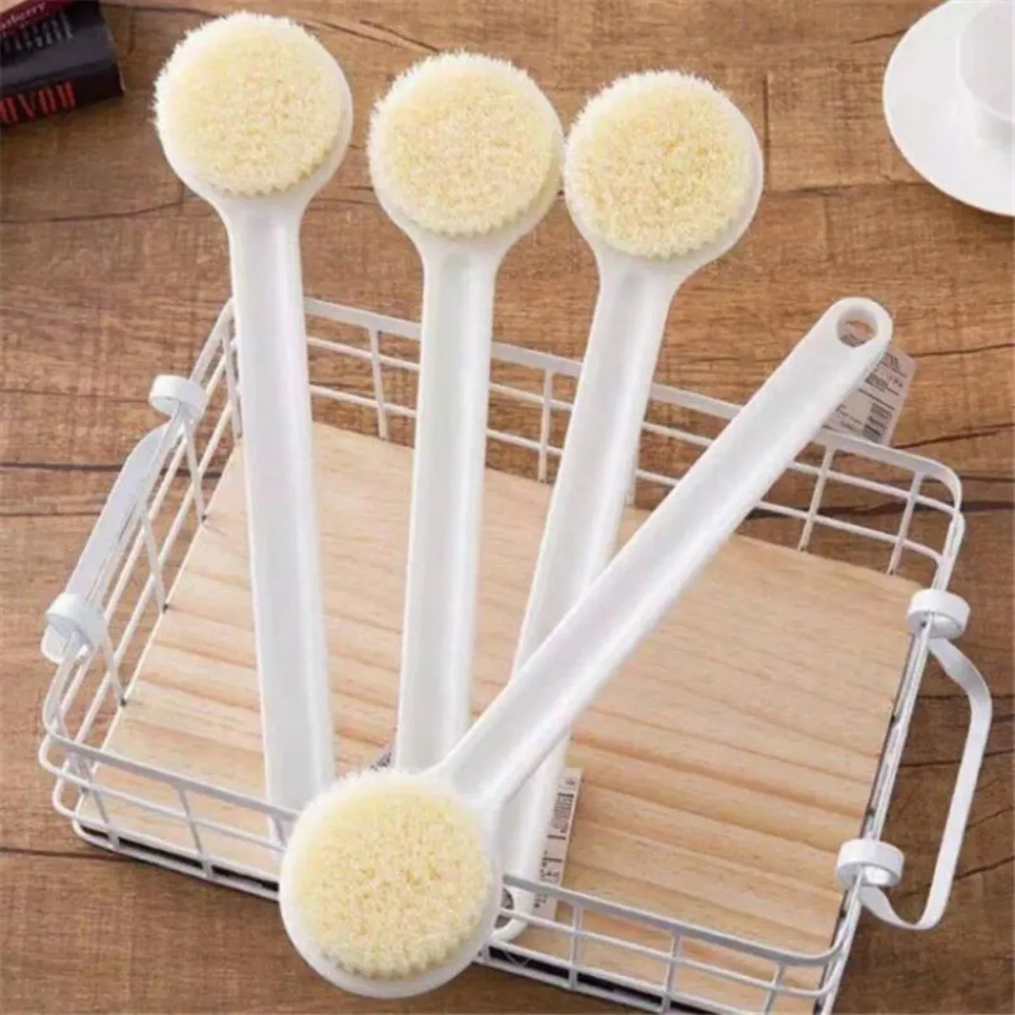 Long Handle Soft Bristle Bath Brush