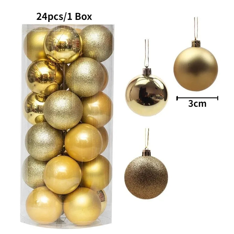 Mini Christmas Tree Balls Set