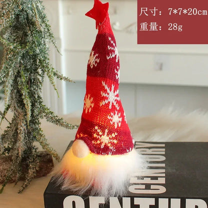 LED Christmas Gnome Doll