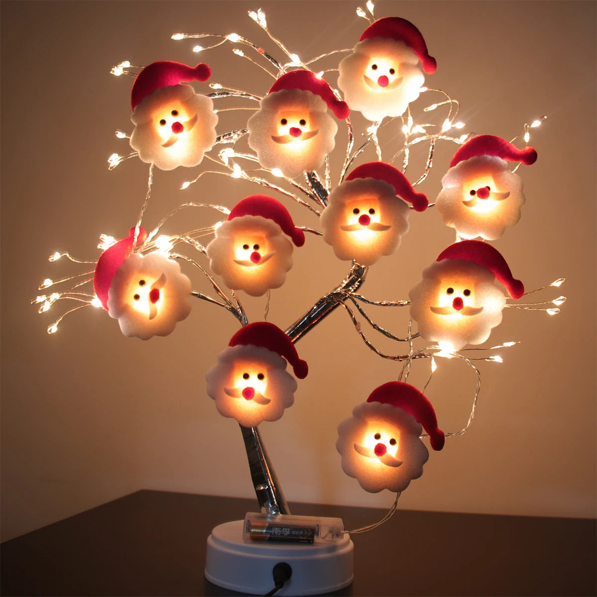 Snowman LED Garland Lights