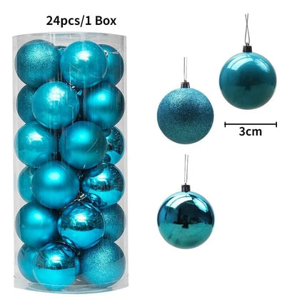 Mini Christmas Tree Balls Set