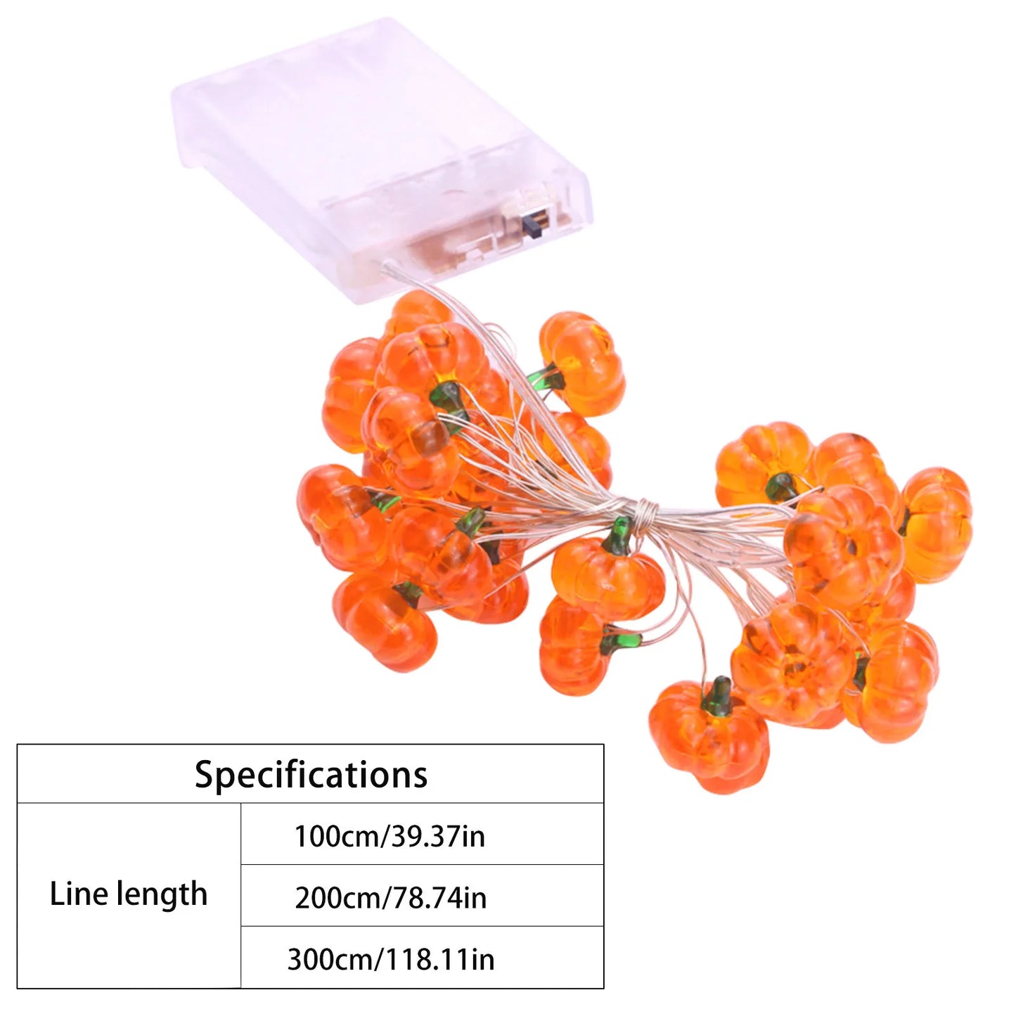 Pumpkin Eyeball LED String Lights