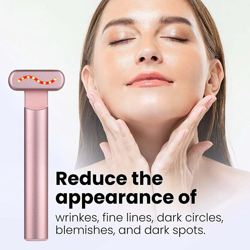 EMS Microcurrent Red Light Face Lifting Wand