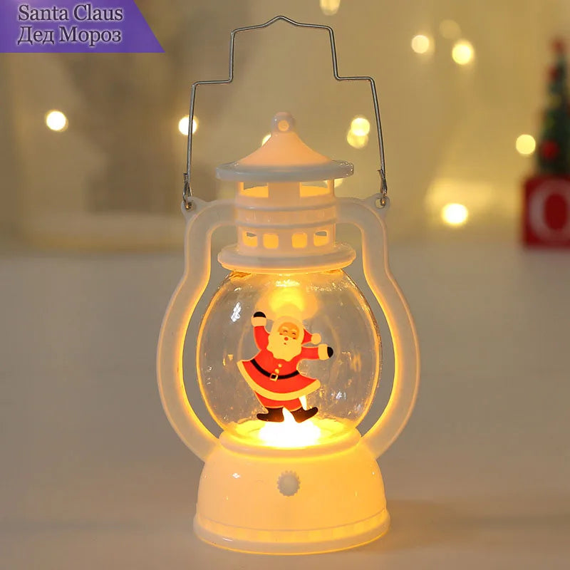 LED Christmas Lantern – Santa