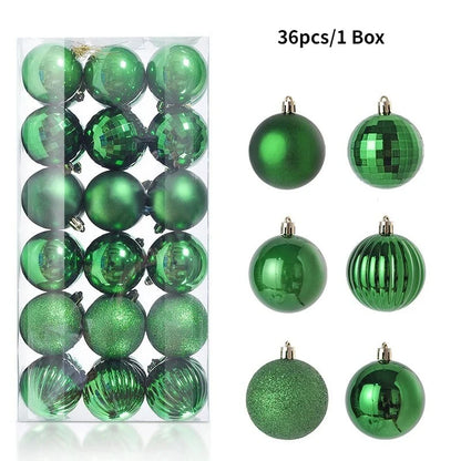 Mini Christmas Tree Balls Set