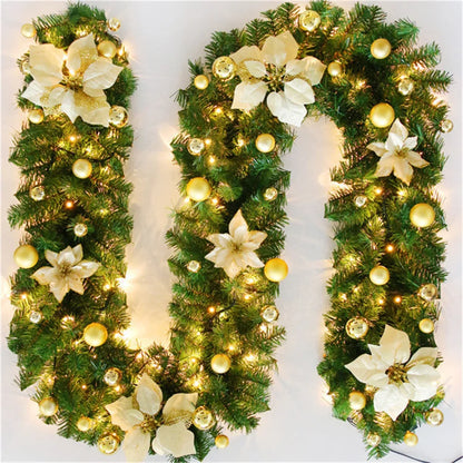 Christmas Garland Rattan Lights