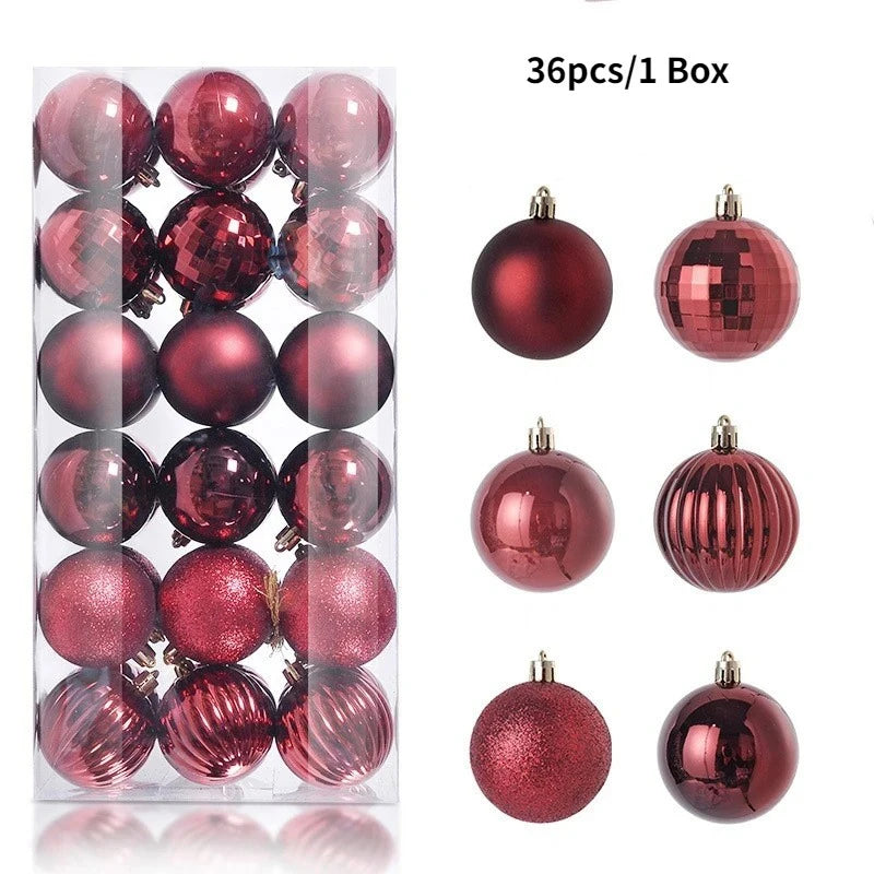 Mini Christmas Tree Balls Set