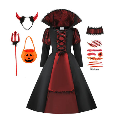 Halloween Gothic Kids Costume