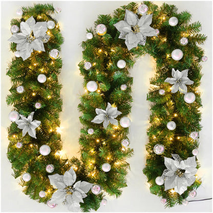 Christmas Garland Rattan Lights
