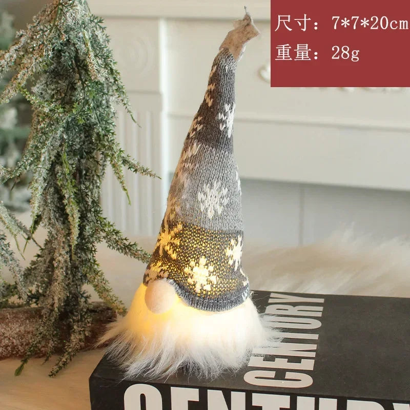 LED Christmas Gnome Doll