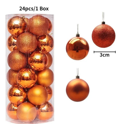 Mini Christmas Tree Balls Set
