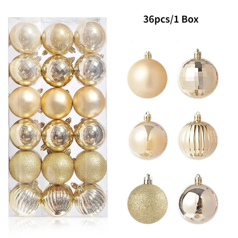 Mini Christmas Tree Balls Set