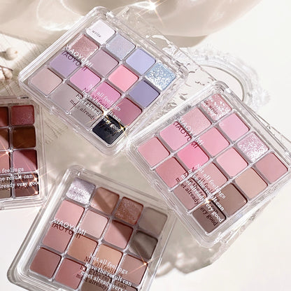 Sixteen-Color Sunset Eyeshadow Palette