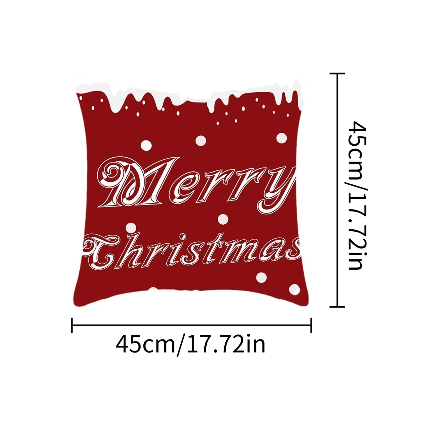 Santa Christmas Pillow Cover