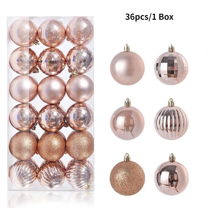 Mini Christmas Tree Balls Set