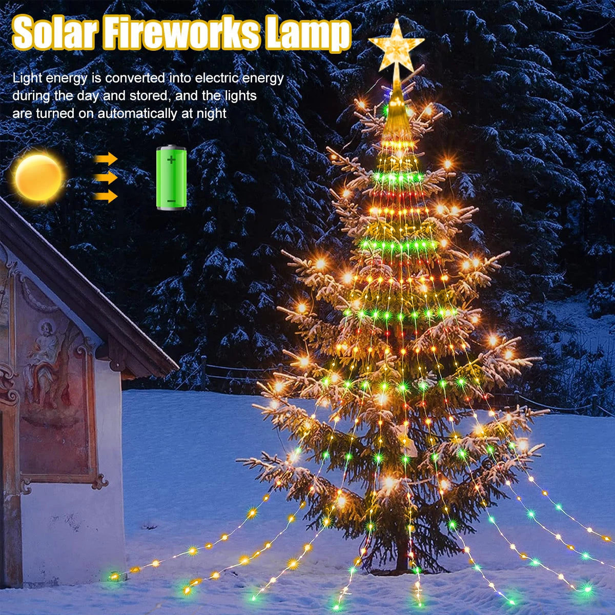 Solar Star String Lights