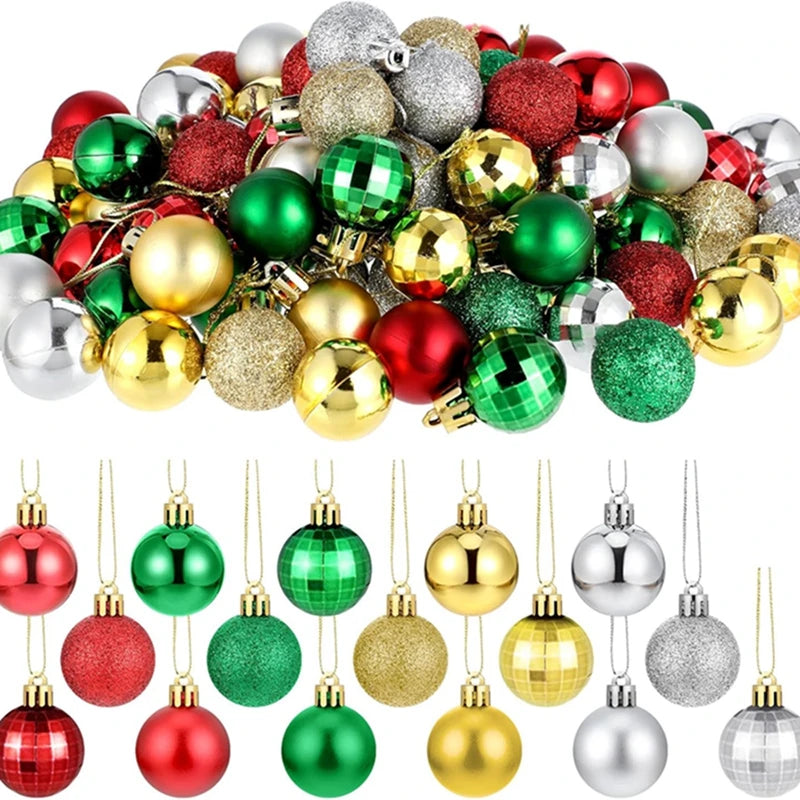 Mini Christmas Tree Balls Set