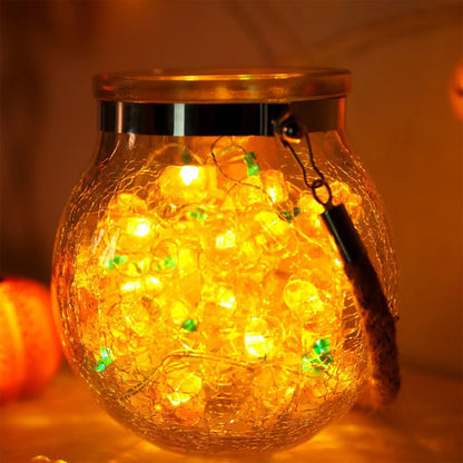 Pumpkin Eyeball LED String Lights