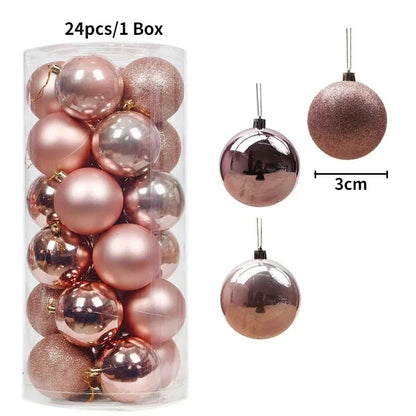 Mini Christmas Tree Balls Set