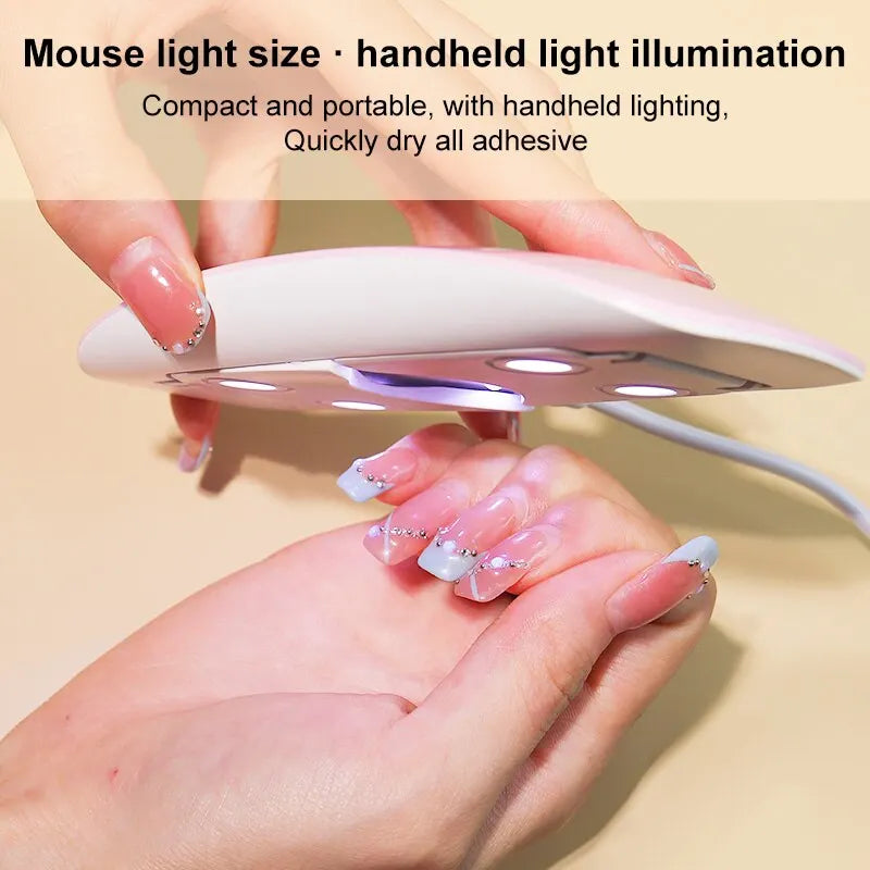 Mini Portable 6W LED UV Nail Dryer