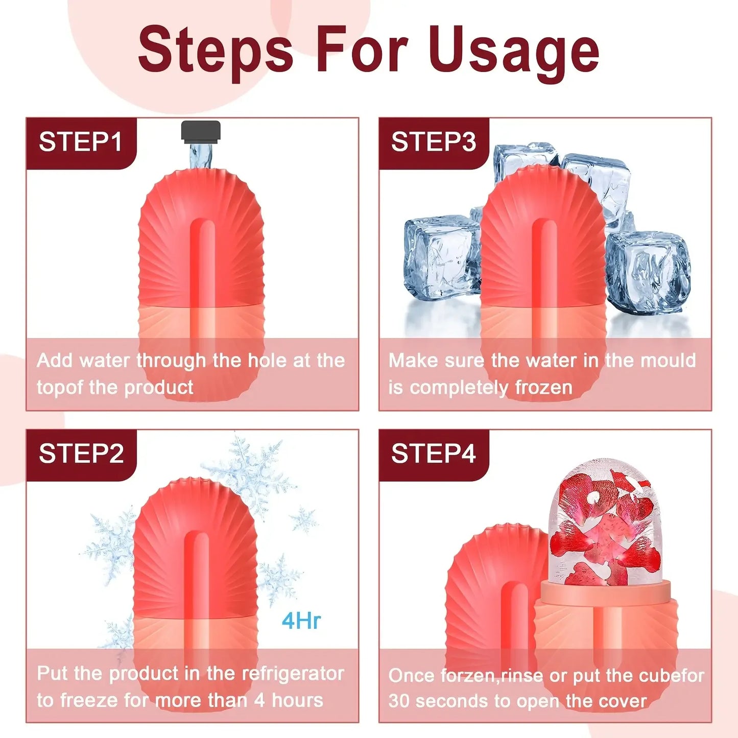 Stainless Steel Ice Face Roller Set